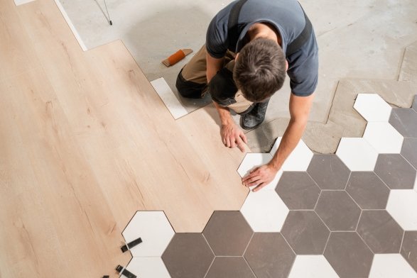 Flooring installation services in Manassas